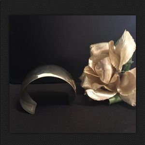 AUDREY SCHENK Silver Color Metal Cuff Bracelet